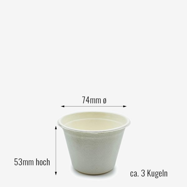 Biobecher Zuckerrohr Frozen Joghurt 140ml