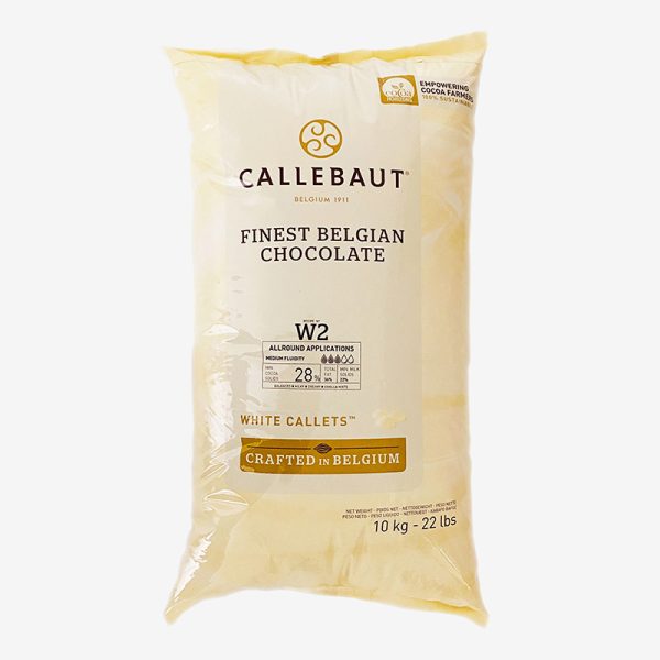 Callebaut Linsen W2 weiße Schokolade