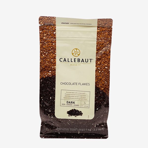 Callebaut dunkle Schokolade Flakes